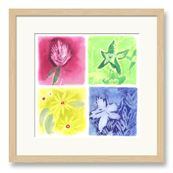 Embossed Flowers Art 1